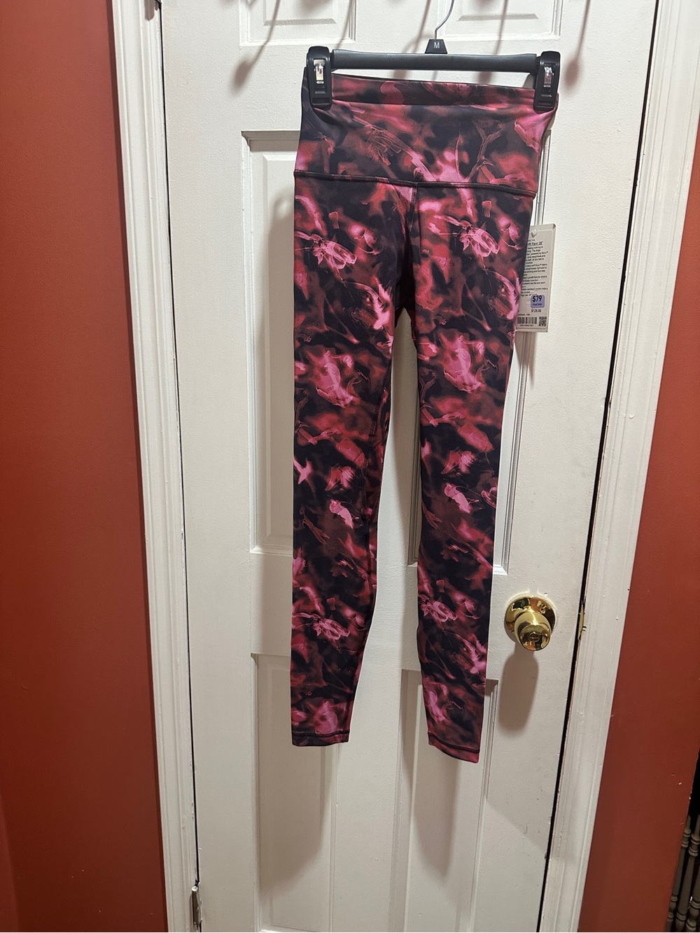 NWT Lululemon Align HR High-Rise Pant 28” Intensity Pink Blossom Multi Sz 4